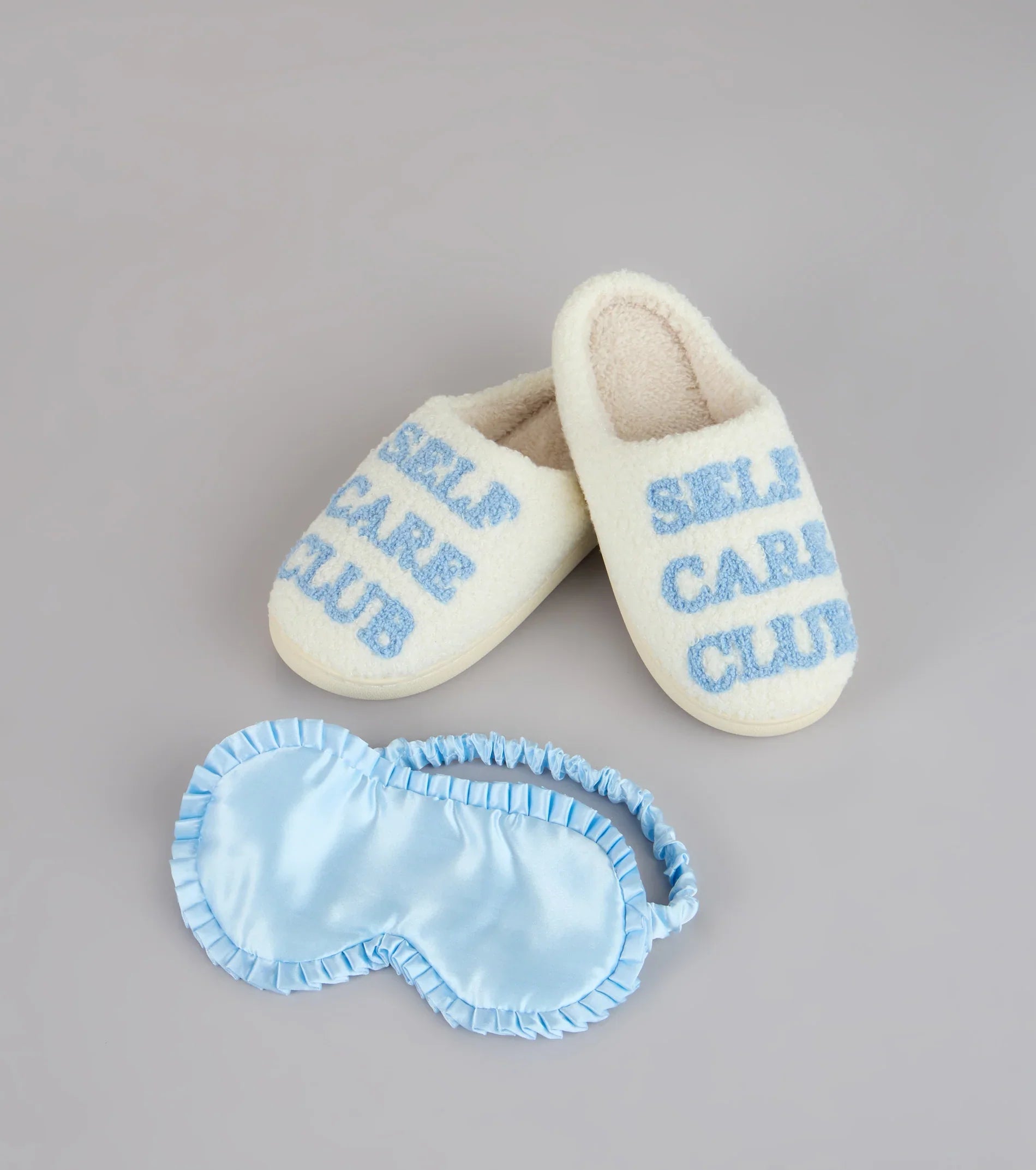 Self Care Club Sleep Mask And Slippers Set